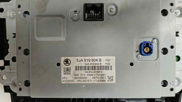 SISTEMA RADIO/CD/DVD/GPS SKODA RAPID AÑO 2017-   5JA919604B - Imagen 2