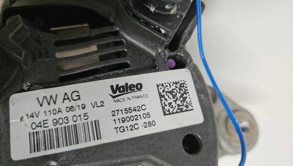 ALTERNADOR 1.5 GASOLINA SEAT LEON AÑO 2019 - Imagen 2