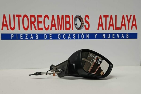 ESPEJO RETROVISOR DERECHO 4 PINS PEUGEOT 208 AÑO 2014 - Imagen 2