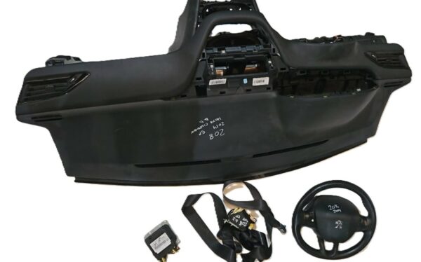 JUEGO AIRBAG 5 PUERTAS 9808308980/0285012189 PEUGEOT 208 AÑO 2014