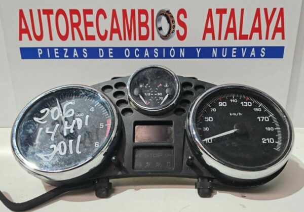 CUADRO INSTRUMENTOS 1.4 HDI PEUGEOT 206 AÑO 2011