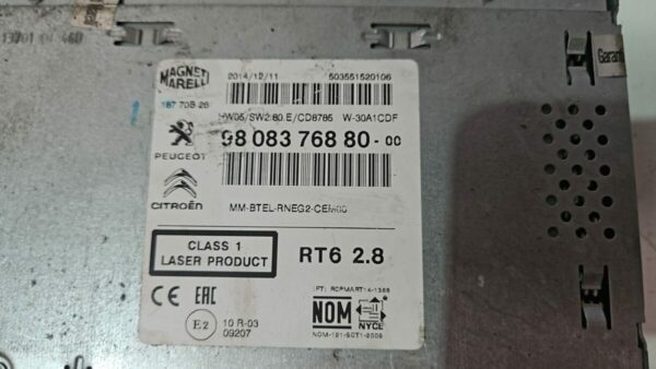 RADIO CITROEN C4 AÑO 2015 - Imagen 2