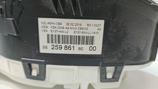 CUADRO INSTRUMENTOS 1.2 GASOLINA PEUGEOT 2008 AÑO 2016 - Imagen 3