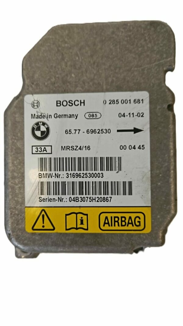 JUEGO AIRBAG COMPLETO 0285001681 BMW X5 AÑO 2004 - Imagen 2