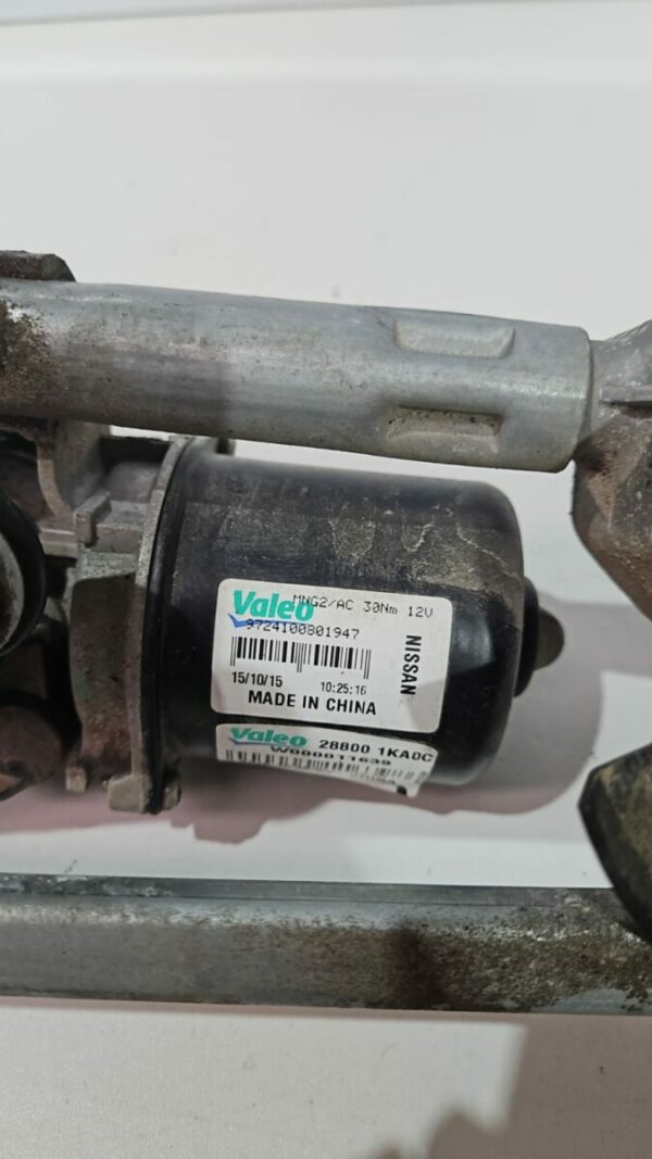 MOTOR LIMPIA DELANTERO CON VARILLAJE NISSAN JUKE AÑO 2017 - Imagen 4