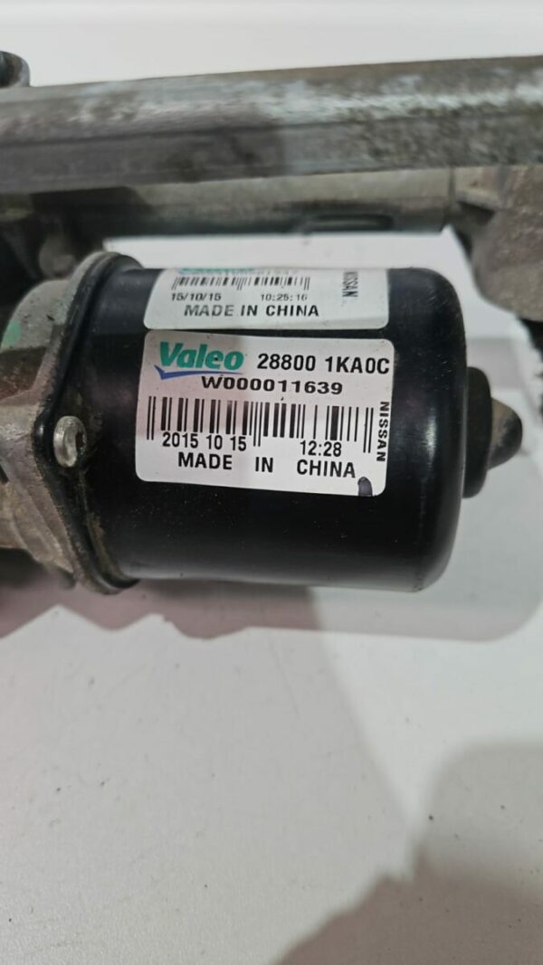 MOTOR LIMPIA DELANTERO CON VARILLAJE NISSAN JUKE AÑO 2017 - Imagen 5