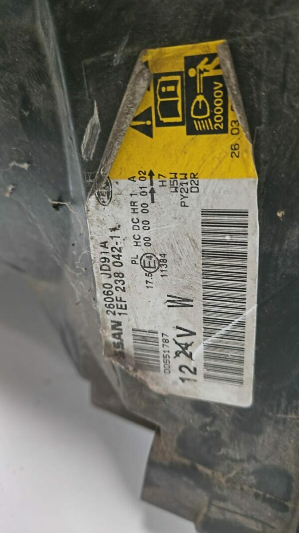 FARO DELANTERO IZQUIERDO XENON AÑO 2007-2009 - Imagen 3