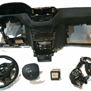 JUEGO AIRBAG COMPLETO PEUGEOT 208 AÑO 2012