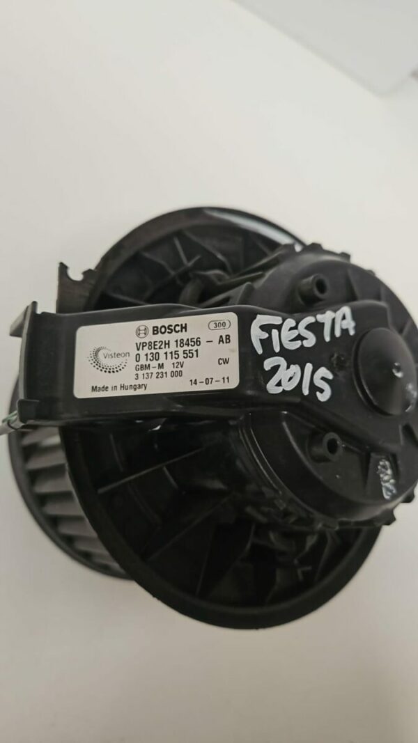 VENTILADOR INTERIOR FORD FIESTA AÑO 2015 - Imagen 2
