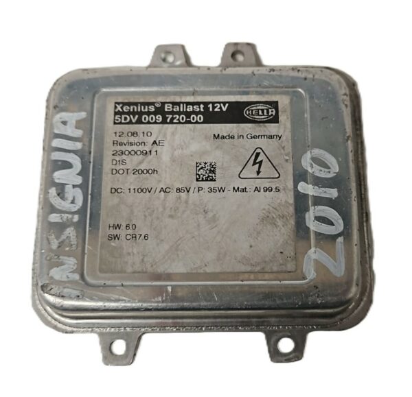 MODULO ELECTRONICO 5DV00972000 OPEL INSIGNIA AÑO 2010