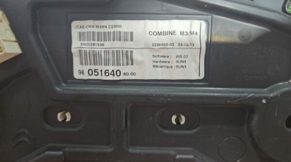 CUADRO INSTRUMENTOS 5 VELOCIDADES 1.6 HDI CITROEN C-ELYSEE AÑO 2014 - Imagen 3