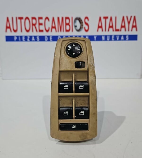 BOTONERA ELEVALUNAS DELANTERA IZQUIERDA BMW X3 AÑO 2007