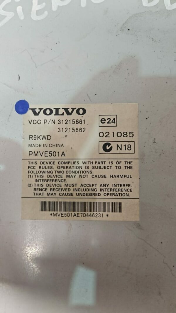 AMPLIFICADOR DE SONIDO VOLVO XC90 AÑO 2007 - Imagen 3