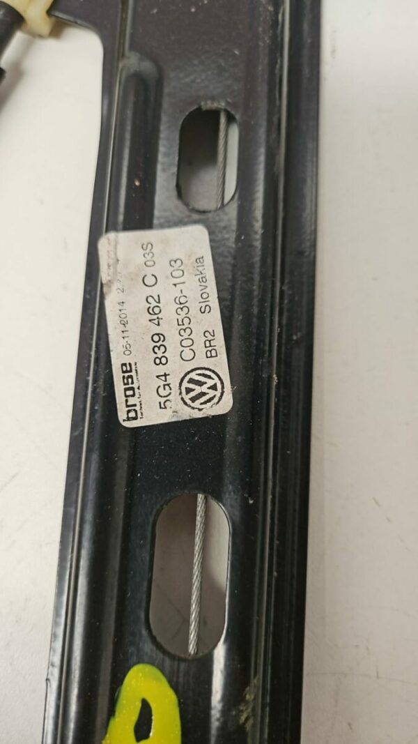 ELEVALUNAS TRASERA DERECHA VOLKSWAGEN GOLF VII 5 PUERTAS - Imagen 2
