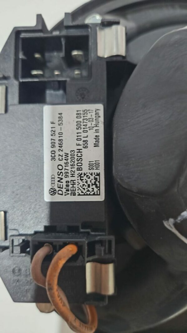VENTILADOR INTERIOR CLIMA VOLKSWAGEN EOS AÑO 2010 - Imagen 4