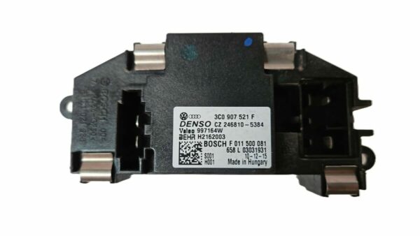RESISTENCIA VENTILADOR INTERIOR VOLKSWAGEN PASSAT AÑO 2011 - Imagen 3