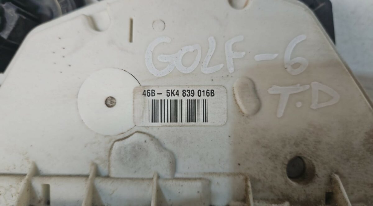 CERRADURA TRASERA DERECHA VOLKSWAGEN GOLF VI AÑO 08-12 - Imagen 4