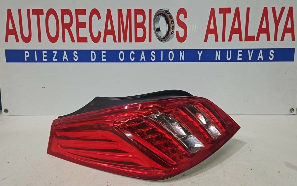 PILOTO TRASERO IZQUIERDO (LED) PEUGEOT 508 AÑO 2014 4 PUERTAS