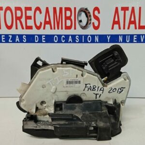CERRADURA TRASERA IZQUIERDA 5 PUERTAS SKODA FABIA AĂO 2015