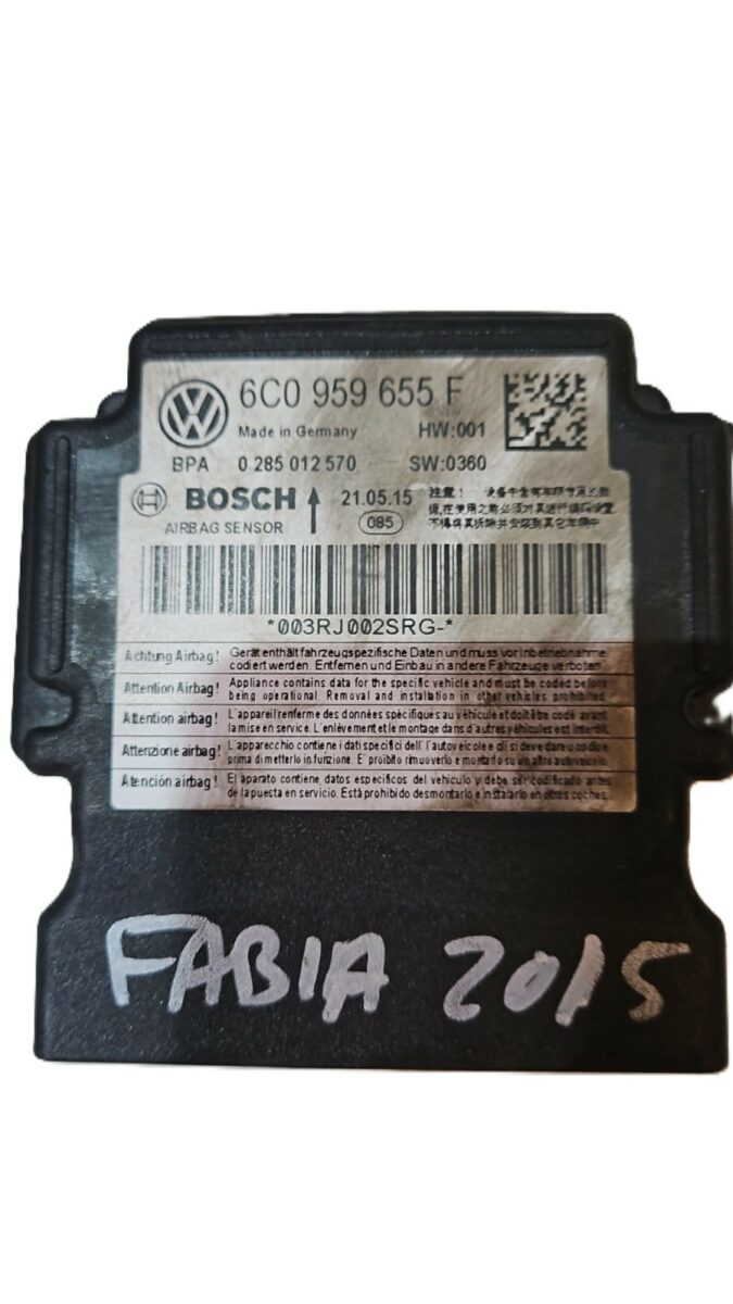 AIRBAG SKODA FABIA AÑO 2015 5 PUERTAS - Imagen 6