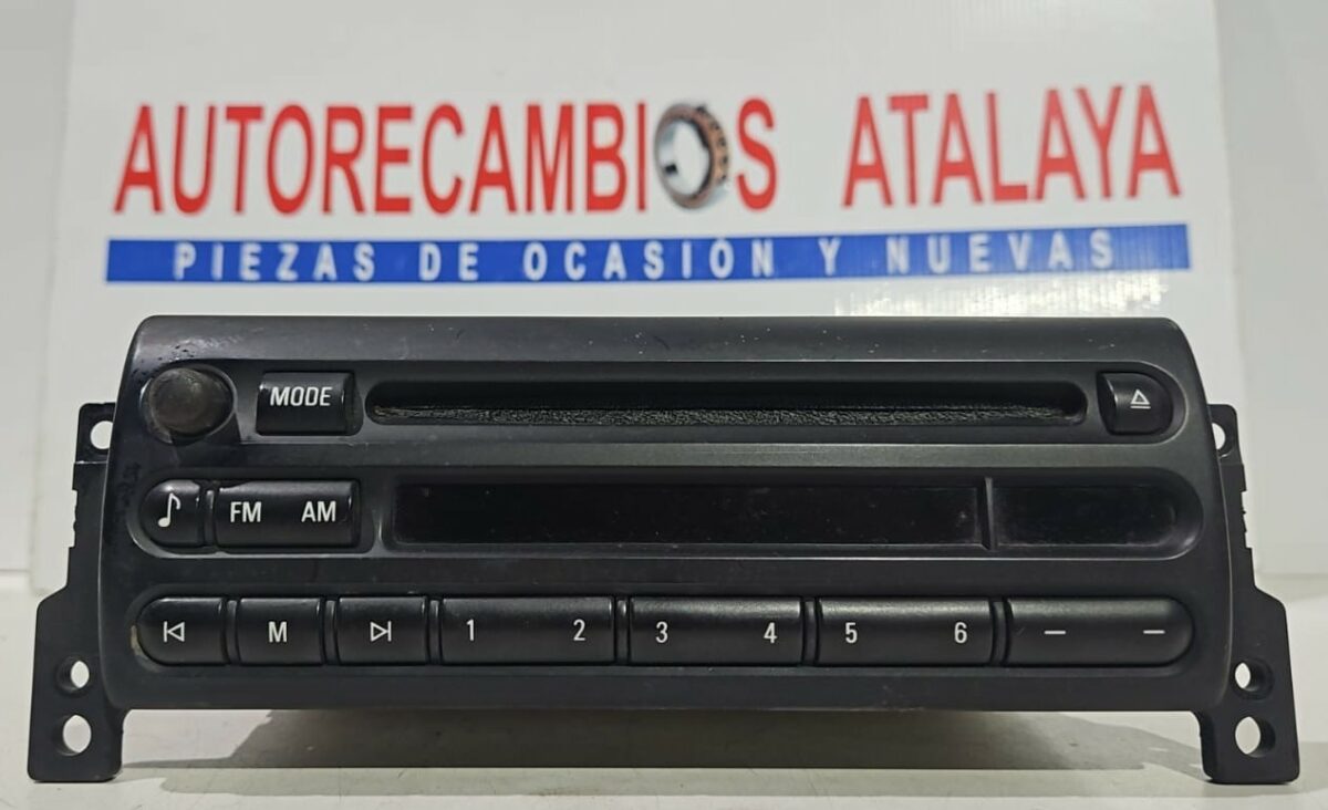 RADIO MINI ONE-COOPER (R50, R53, R52 DESCAPOTABLE) AÑO 01-06